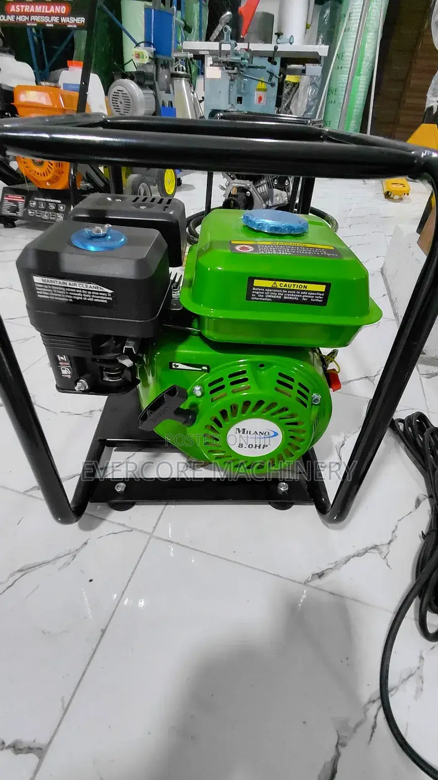 Heavy Duty Milano 8hp Concrete Poker Vibrator With Shaft 45mm.