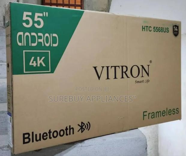 Vitron 55” Frameless Ultra Hd Android Tv, - main view