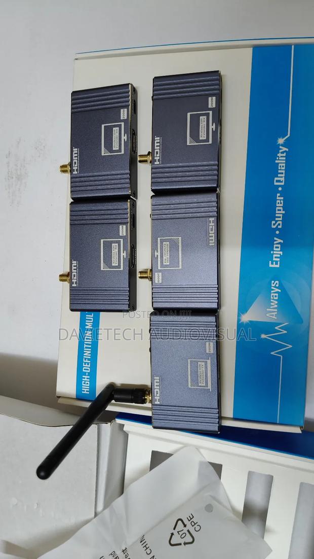 200 MTRS 1 Transmitter to 4 Receivers Wireless Hdmi Extender