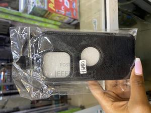 Sweras Vegan Leather iPhone 15 Pro Case With Apple Logo Cut - thumbnail 2