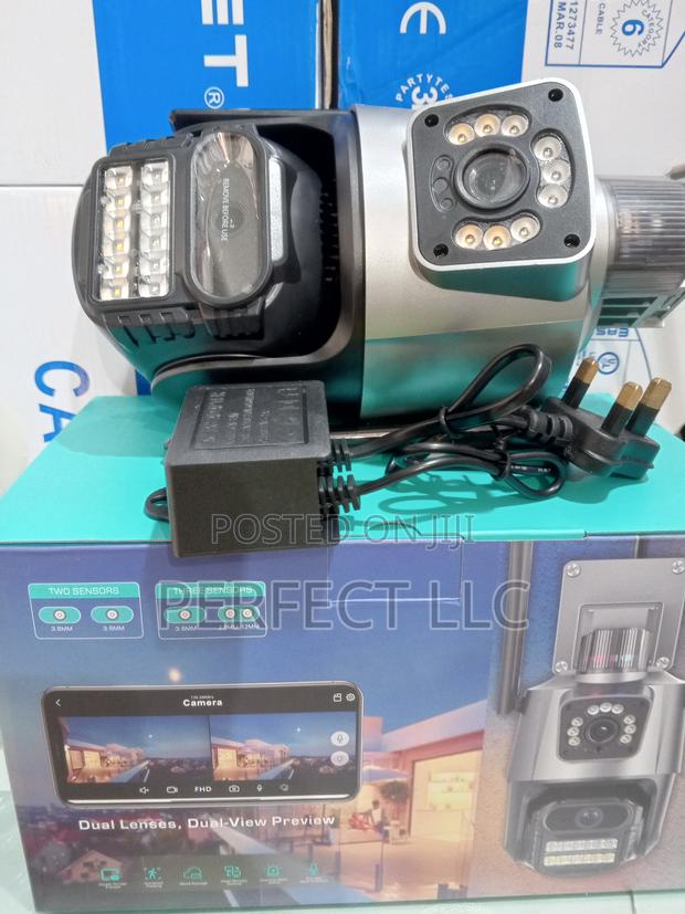 Icsee 4mp Wifi Dual Lens Camera Supports Two-Way Voice Intercom