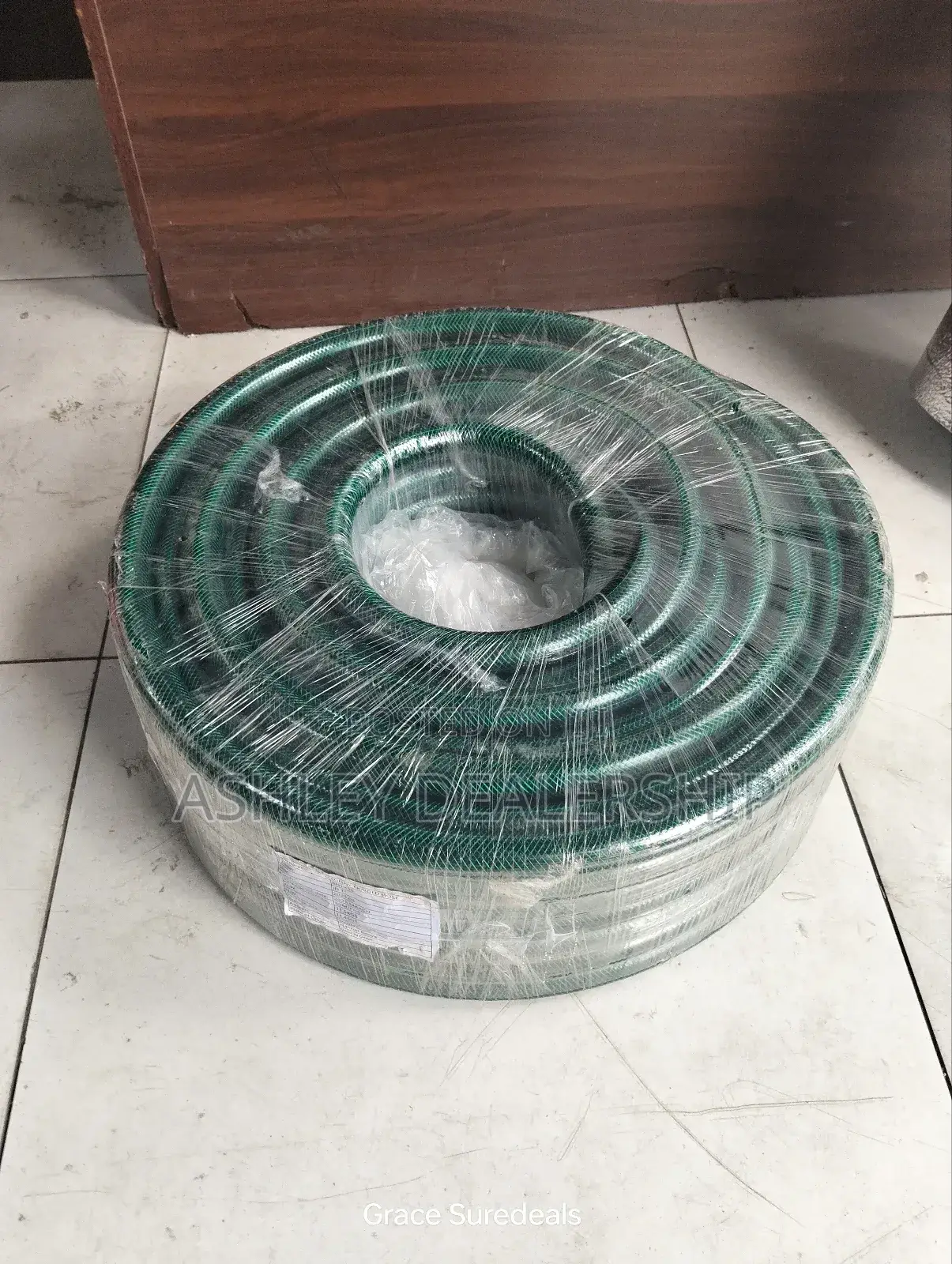 Green Braided Hose Pipe