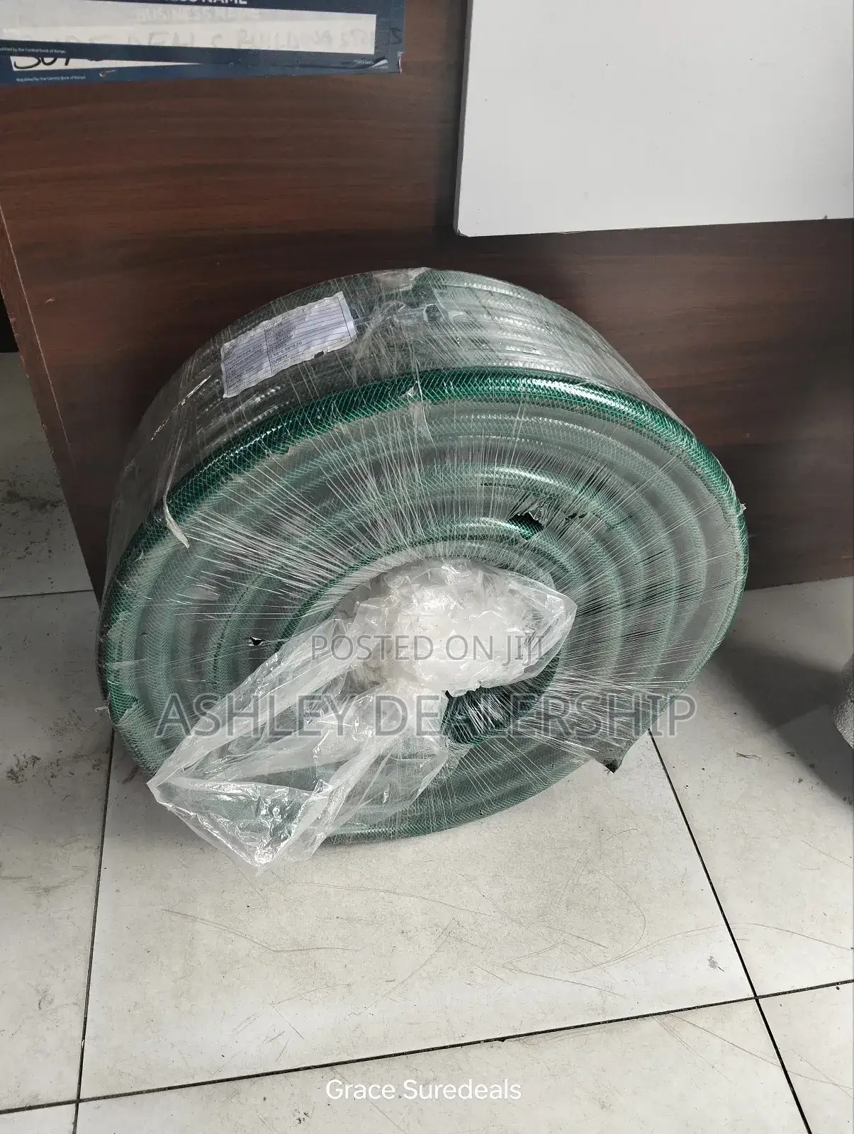 Green Braided Hose Pipe