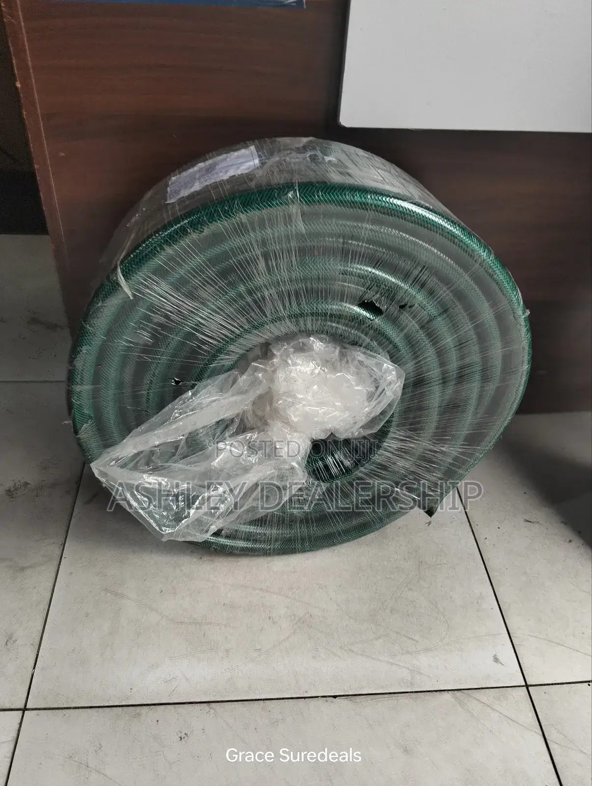 Green Braided Hose Pipe