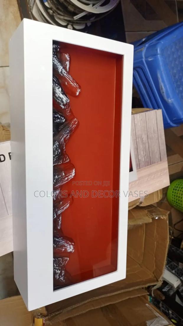 White Decorative Fireplace 45cm Long - main view