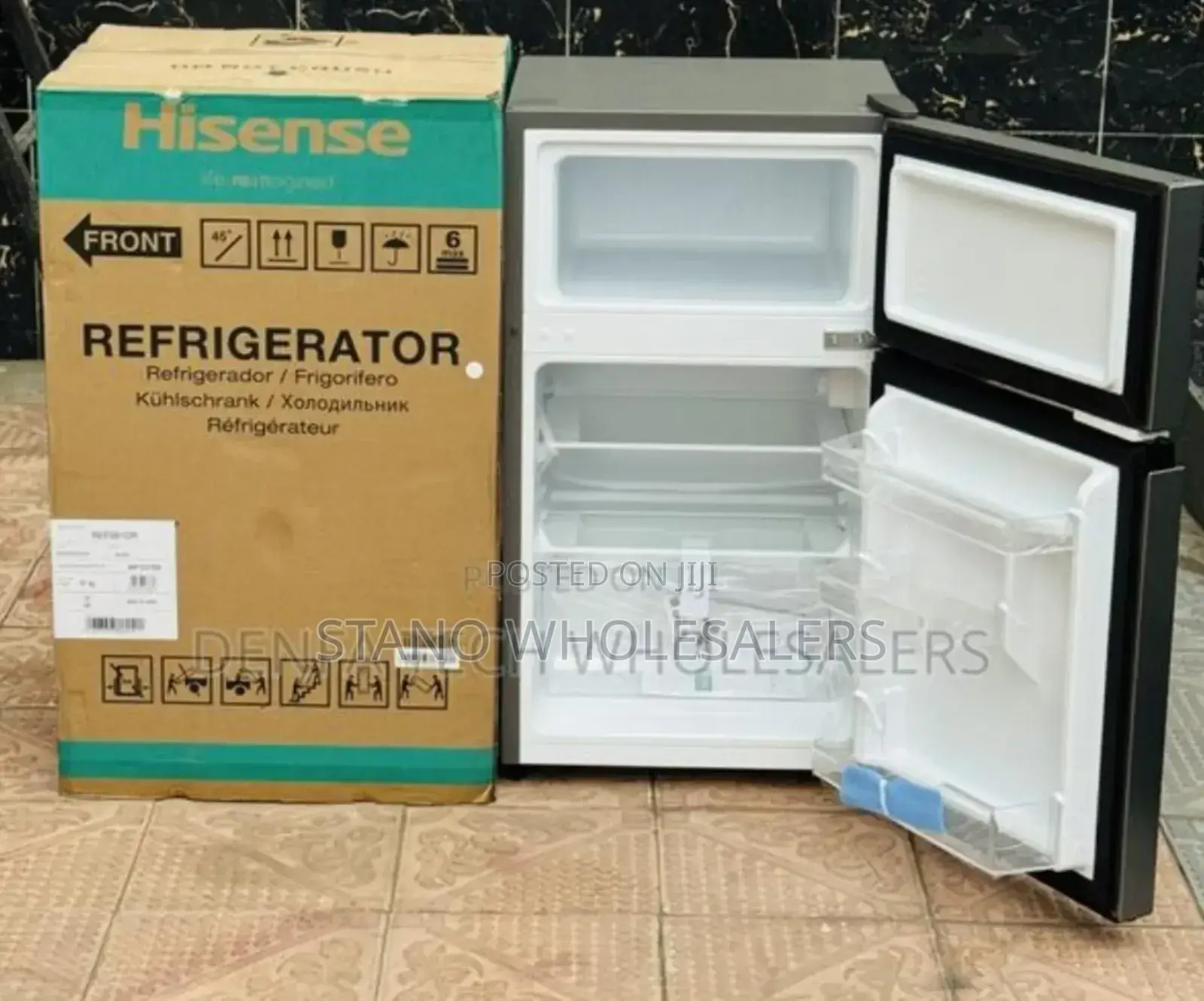 Double Door 91 Litres Hisense Fridge