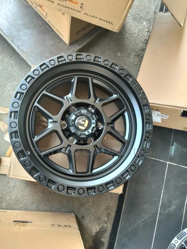 Black Rhino 18 Inch Offset Rims Set Fitting Ford Ranger, Prado, Hilux