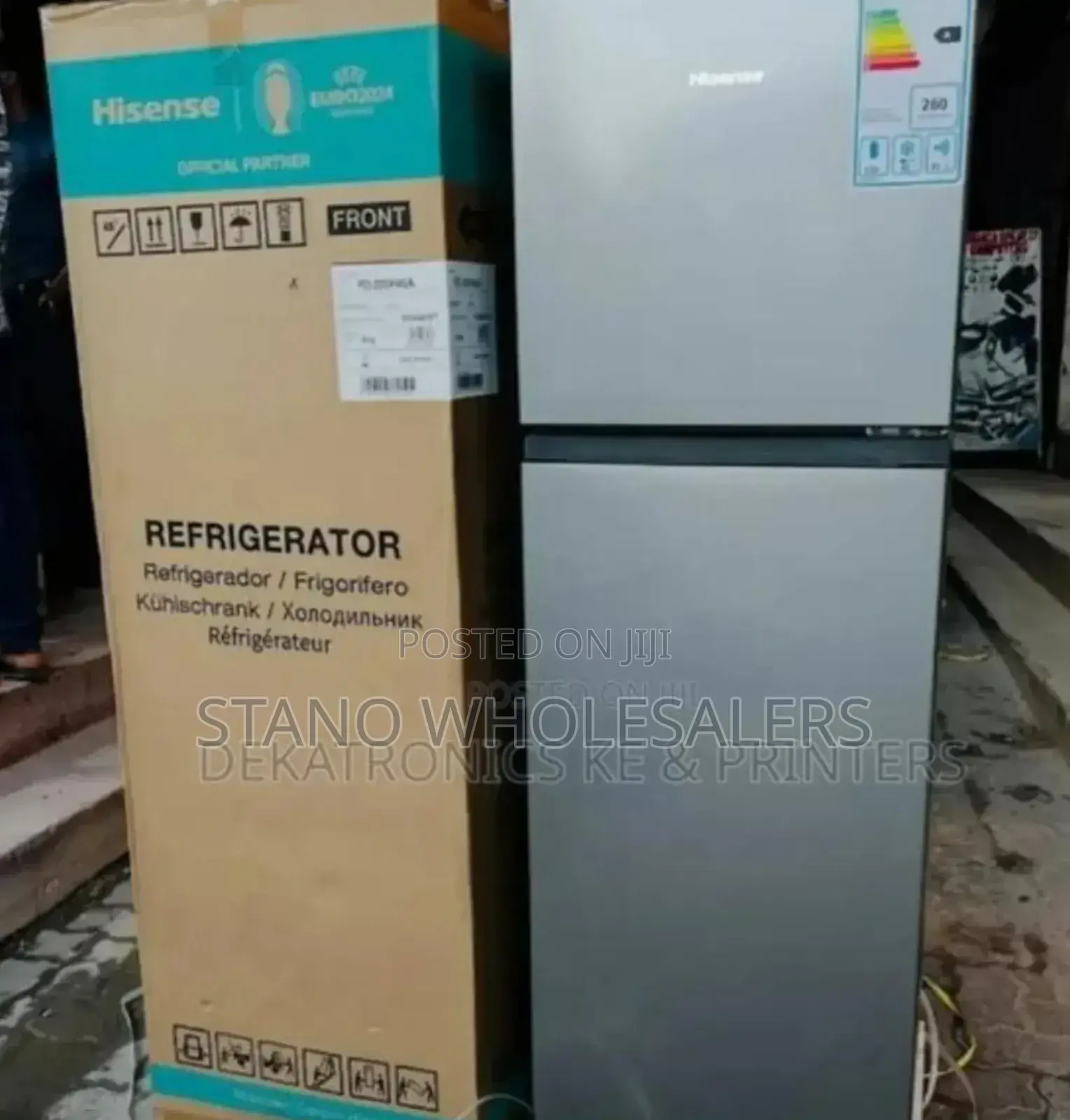 Hisense Double Door Refrigerator 154litres