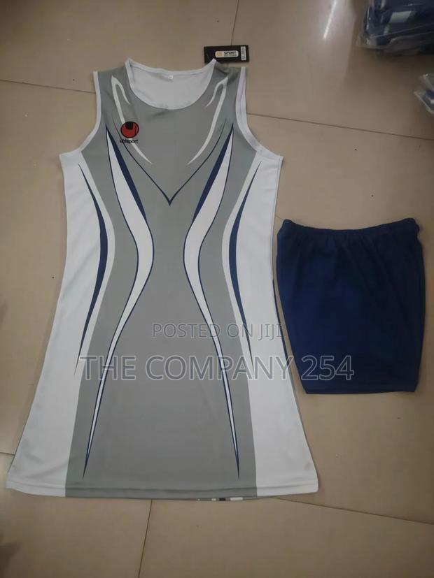 Quality Polyester Vest Short 2 Piece Net Ball Uniforms - thumbnail 4