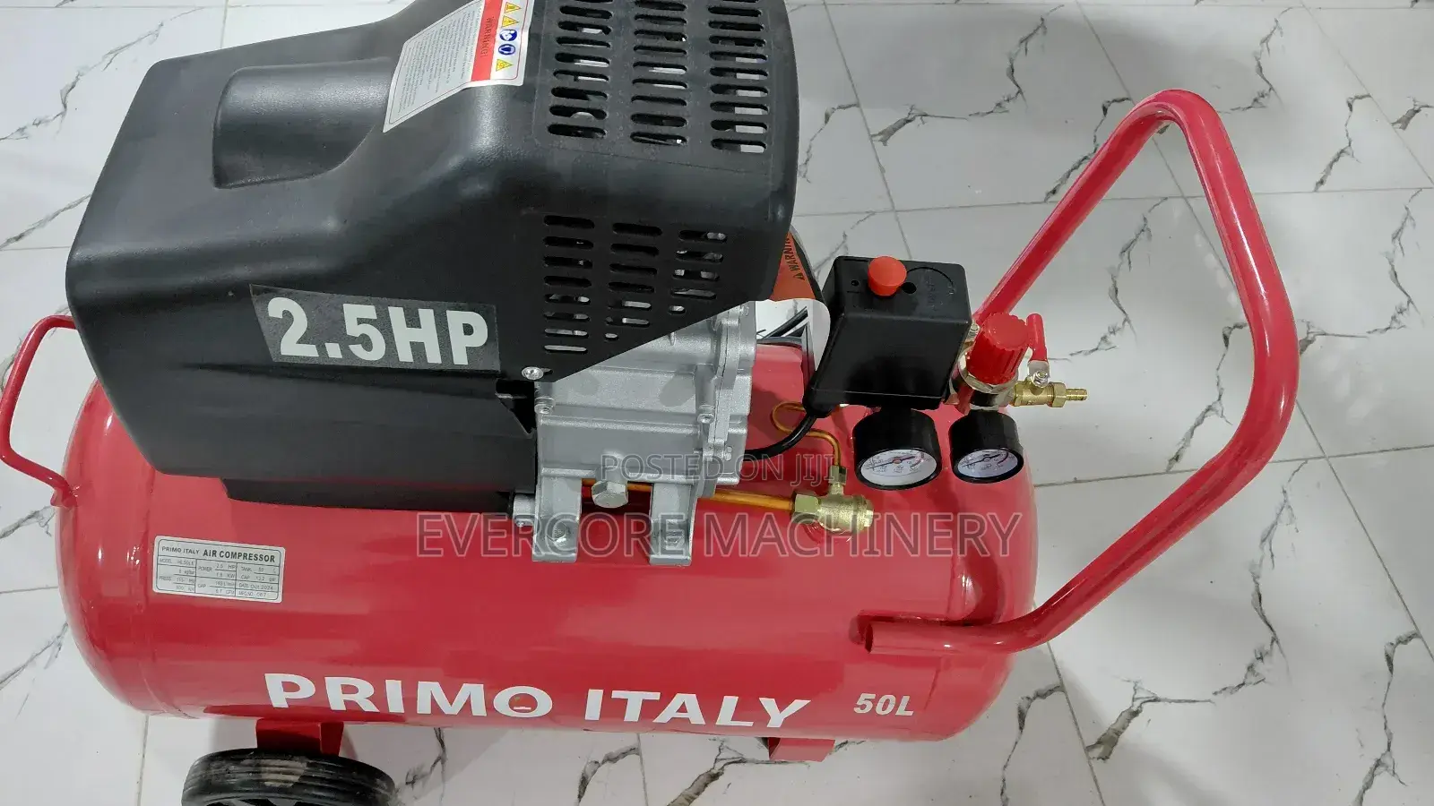 Primo Italy 50l Direct Air Compressor 2.5hp Motor