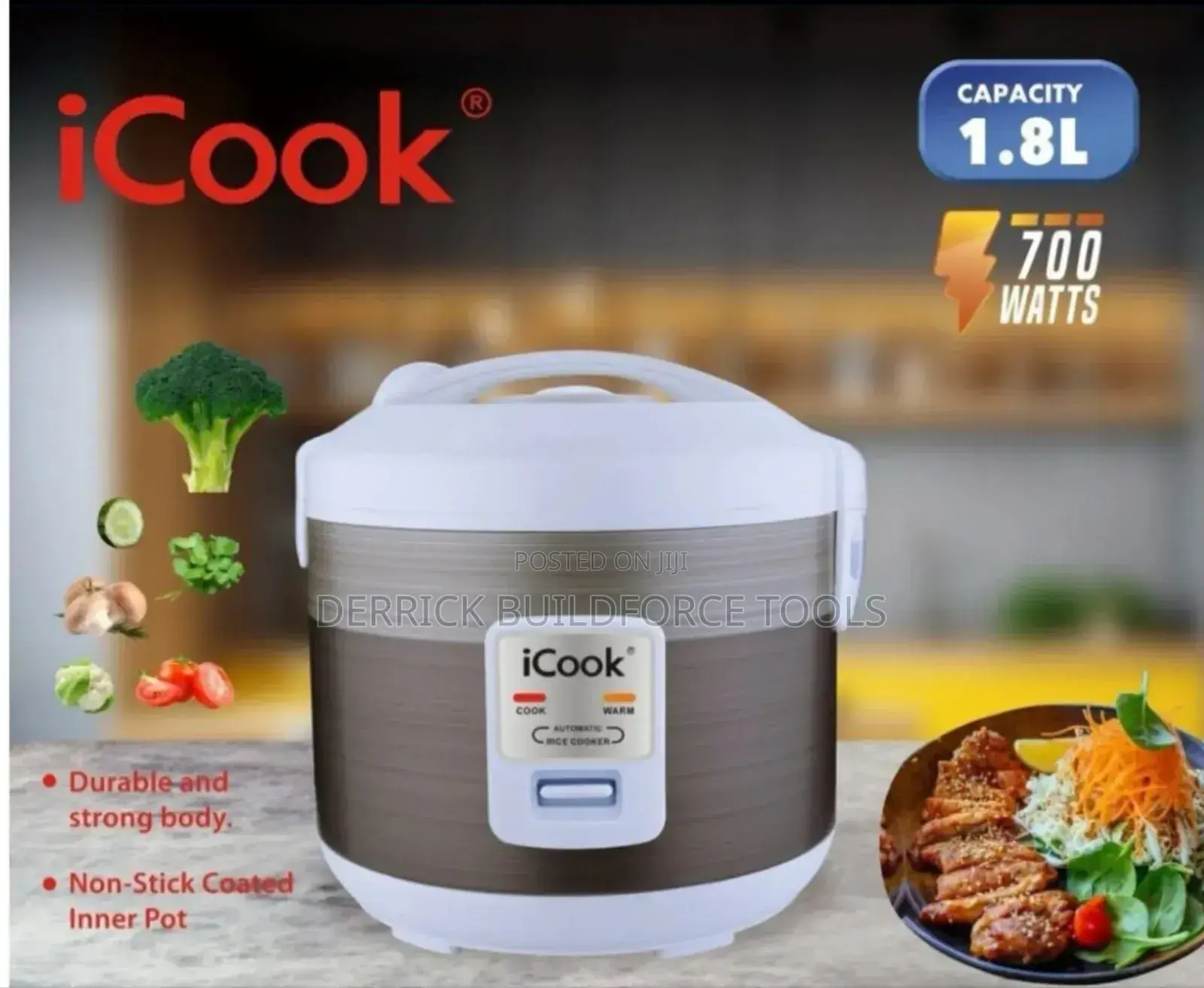 Icook 1.8l Non-Stick Coated Inner Pot