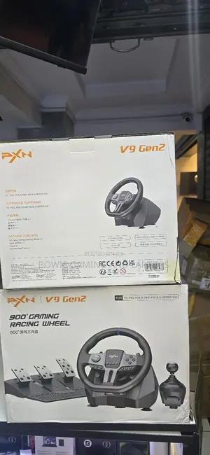 Pxn V9 Gen 2 Gaming Driving Wheel With Pedals Shifter For Pc Ps4 Xbox
