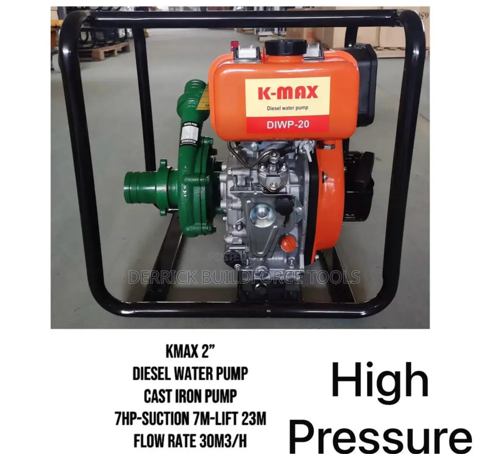 K-Max 2" High Pressure Diesel Water Pump