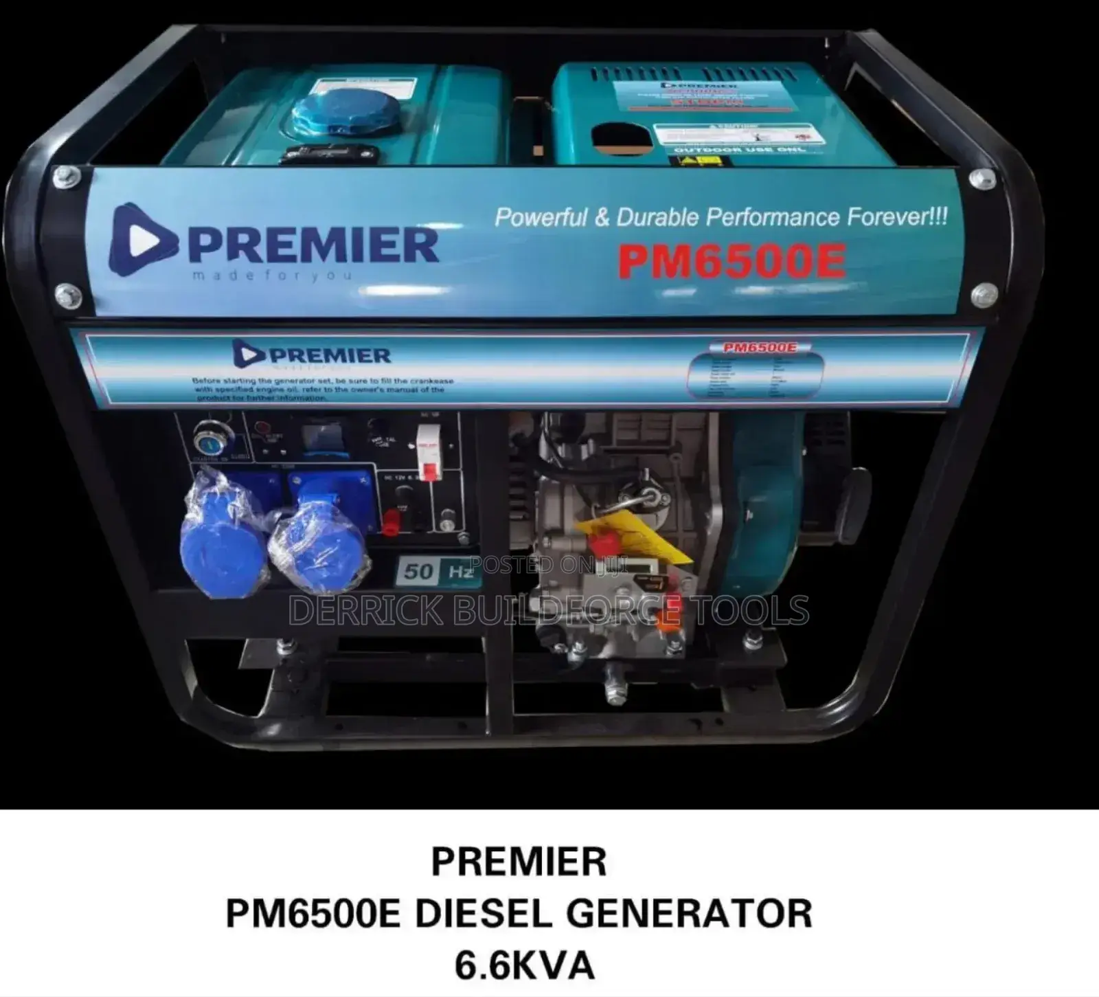 Premier 6.6kva Diesel Generator