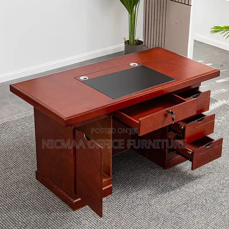 Authentic Design Executive Wooden Office Desk