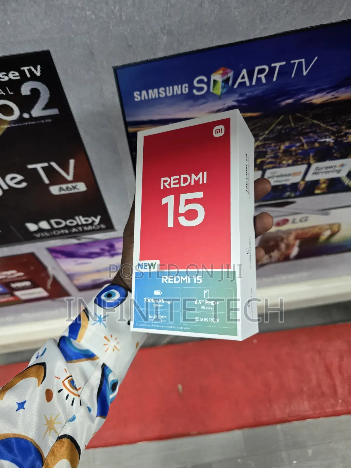 New Xiaomi Redmi 15 5G 256 GB Black