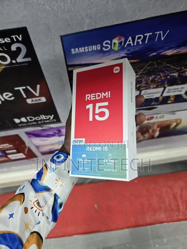 New Xiaomi Redmi 15 5G 256 GB Black