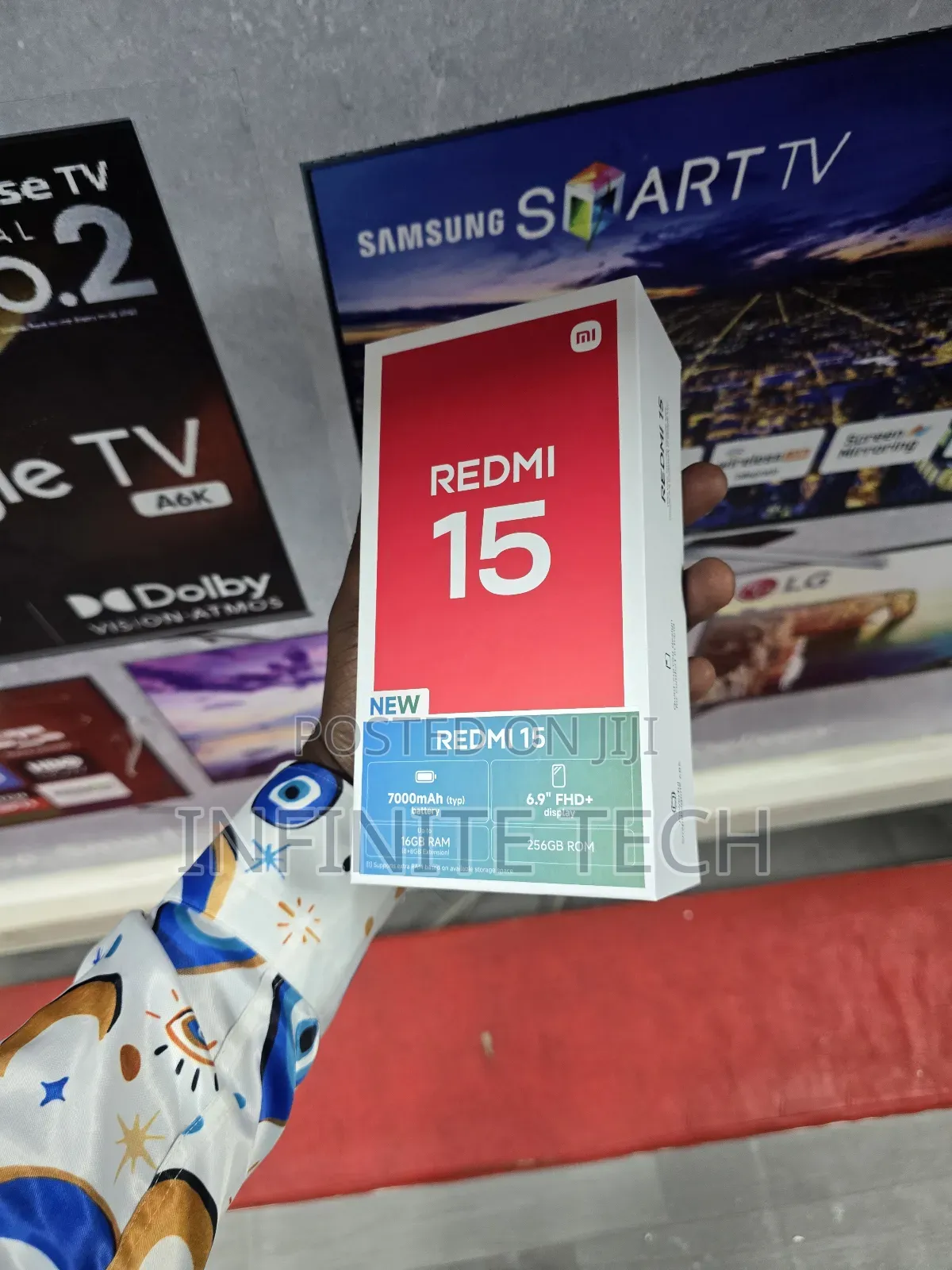 New Xiaomi Redmi 15 5G 256 GB Black