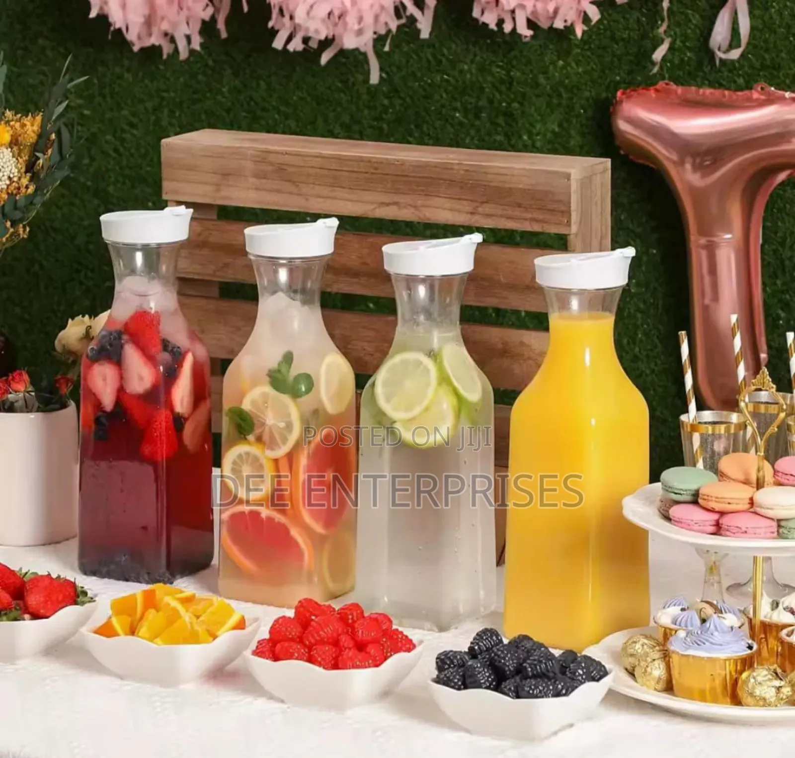 1600ml Multipurpose Square Pitcher Jars