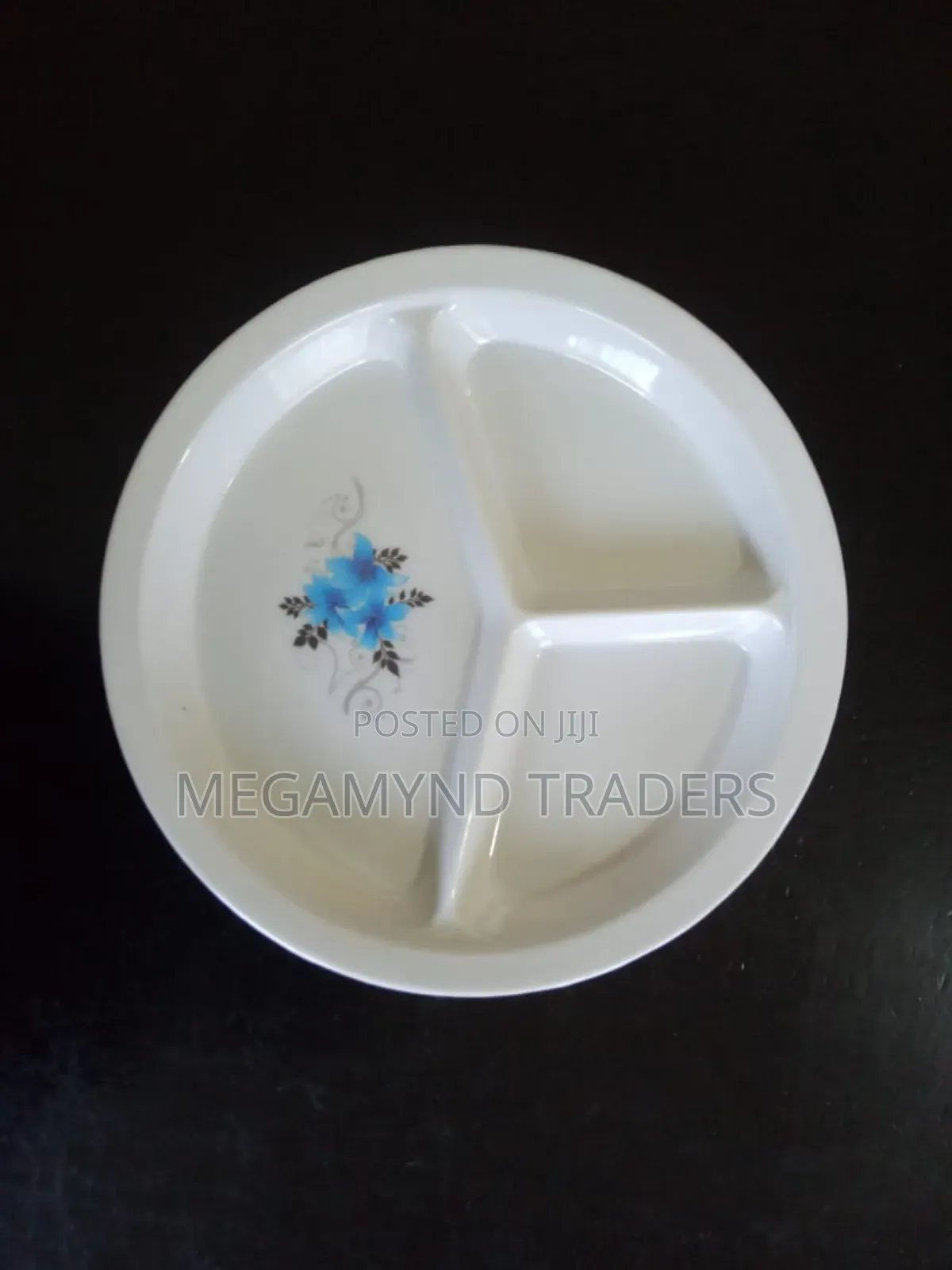 12pc Melamine Partition Plates/Partition Plate 28cm