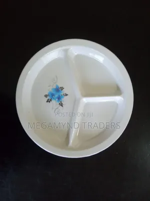 12pc Melamine Partition Plates/Partition Plate 28cm