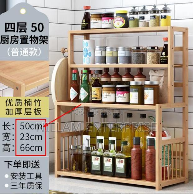 Bamboo Multifunctional Organising Rack - thumbnail 2