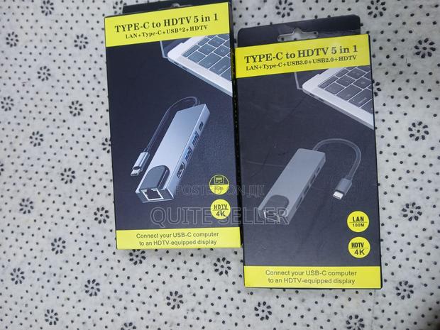 New Advanced Usb Hub Type-C to HDTV 5 in 1 Adapter - main view