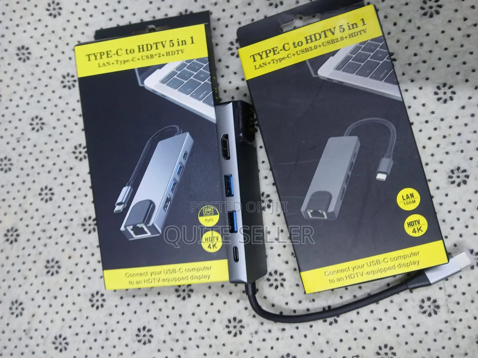 Type C Usbhub 3.0 5in1 Multi-Functional Hub Usb for Computer Laptop