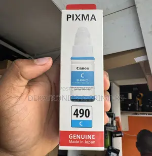 Genuine Boxed Cyan Canon 490 Ink