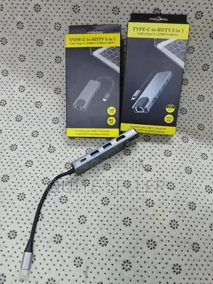 5 in 1 Usb Hub With Hdmi, 3 Usb 3.0 Ports,Type C Charging to HDTV