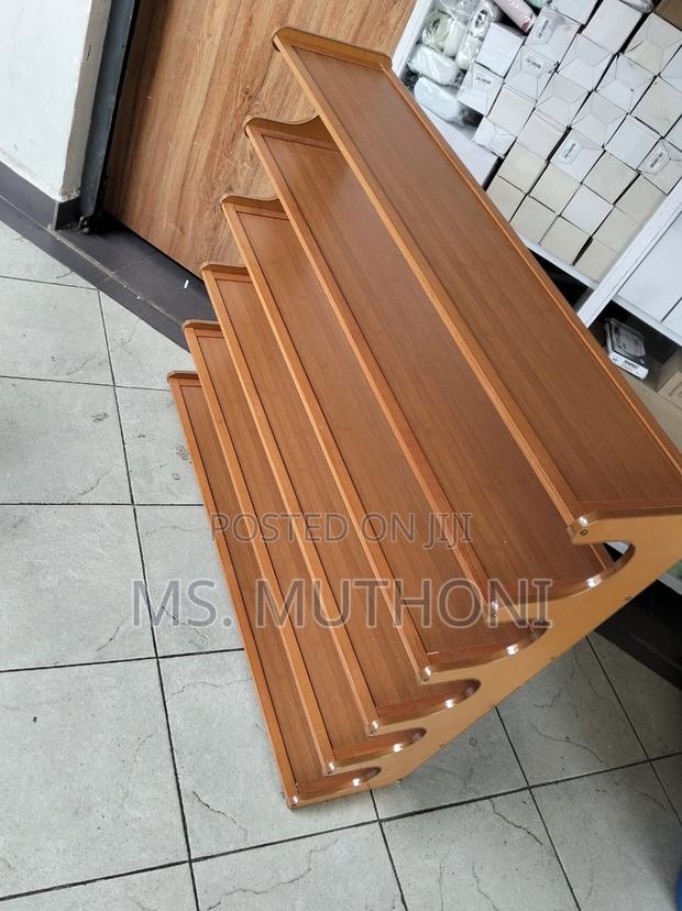 Modern Space Saving 6 Tier Bamboo Shoe Rack* - thumbnail 5