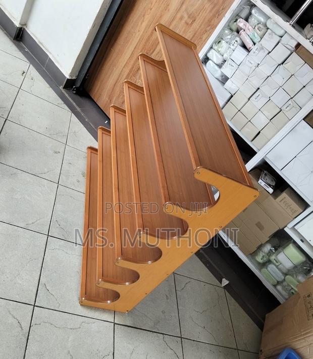 Modern Space Saving 6 Tier Bamboo Shoe Rack* - thumbnail 4