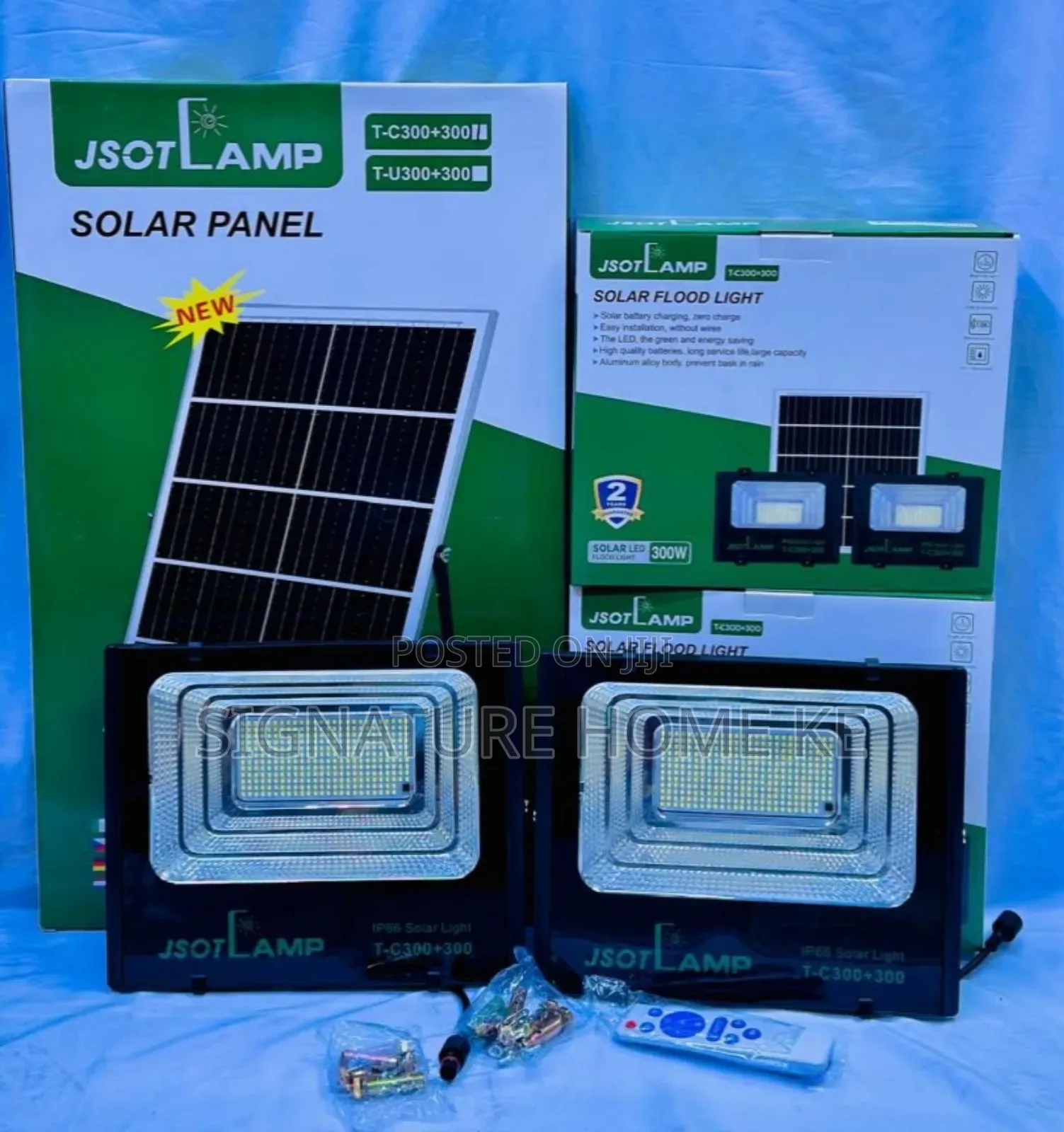 2 in 1 Solar Flood Light