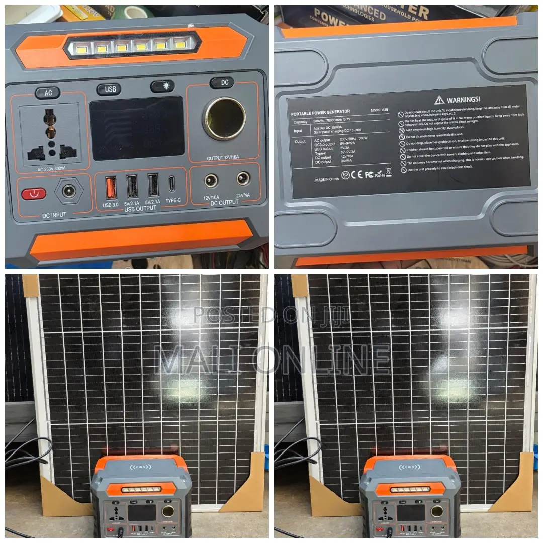 300w Portable Power Station 7800mah Lithium Battery Backup With Ac/Dc