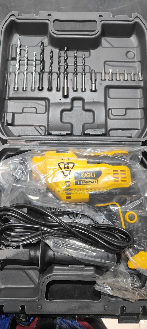 Impact Drill Corded 650 W With Bits