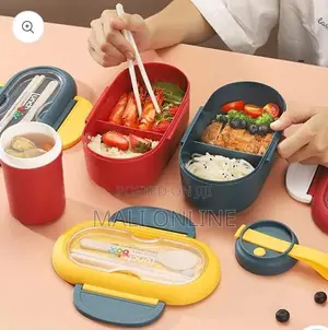 Lunch Box With Lid And Soup Cup Leakprof Travel Food Storage Container