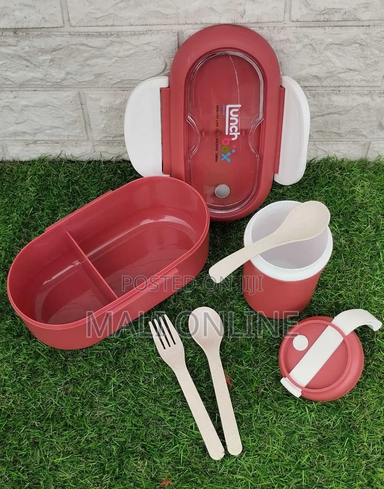 Lunch Box With Lid And Soup Cup Leakprof Travel Food Storage Container