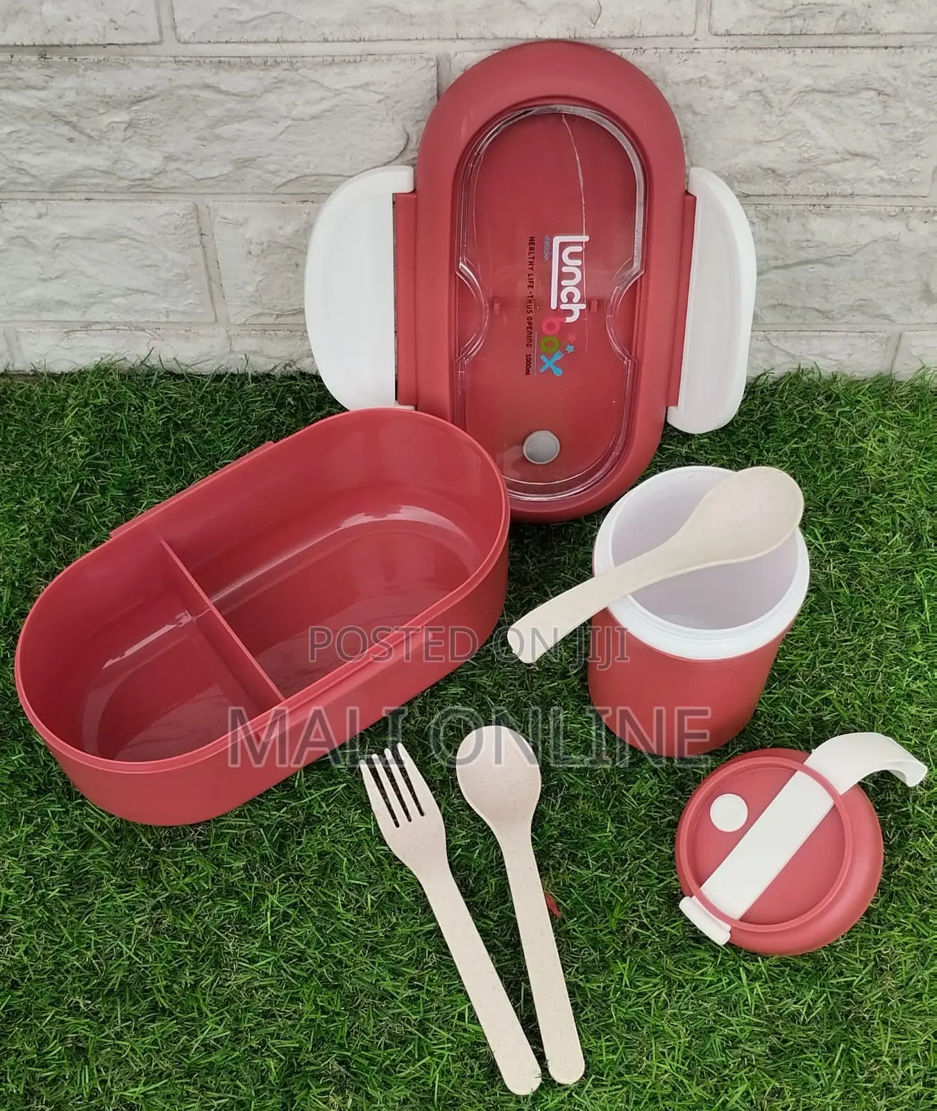 Lunch Box With Lid And Soup Cup Leakprof Travel Food Storage Container