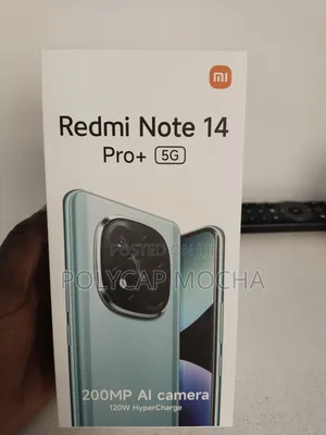 New Xiaomi Redmi Note 14 Pro+ 5G 256 GB Black