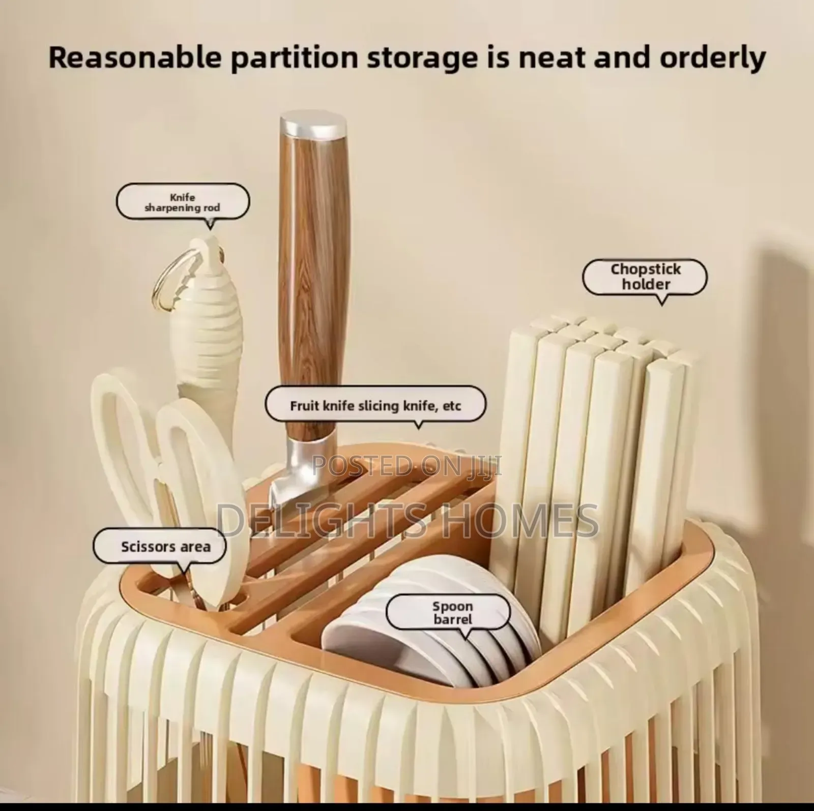 Rotating Knife Utensil Rack-Car