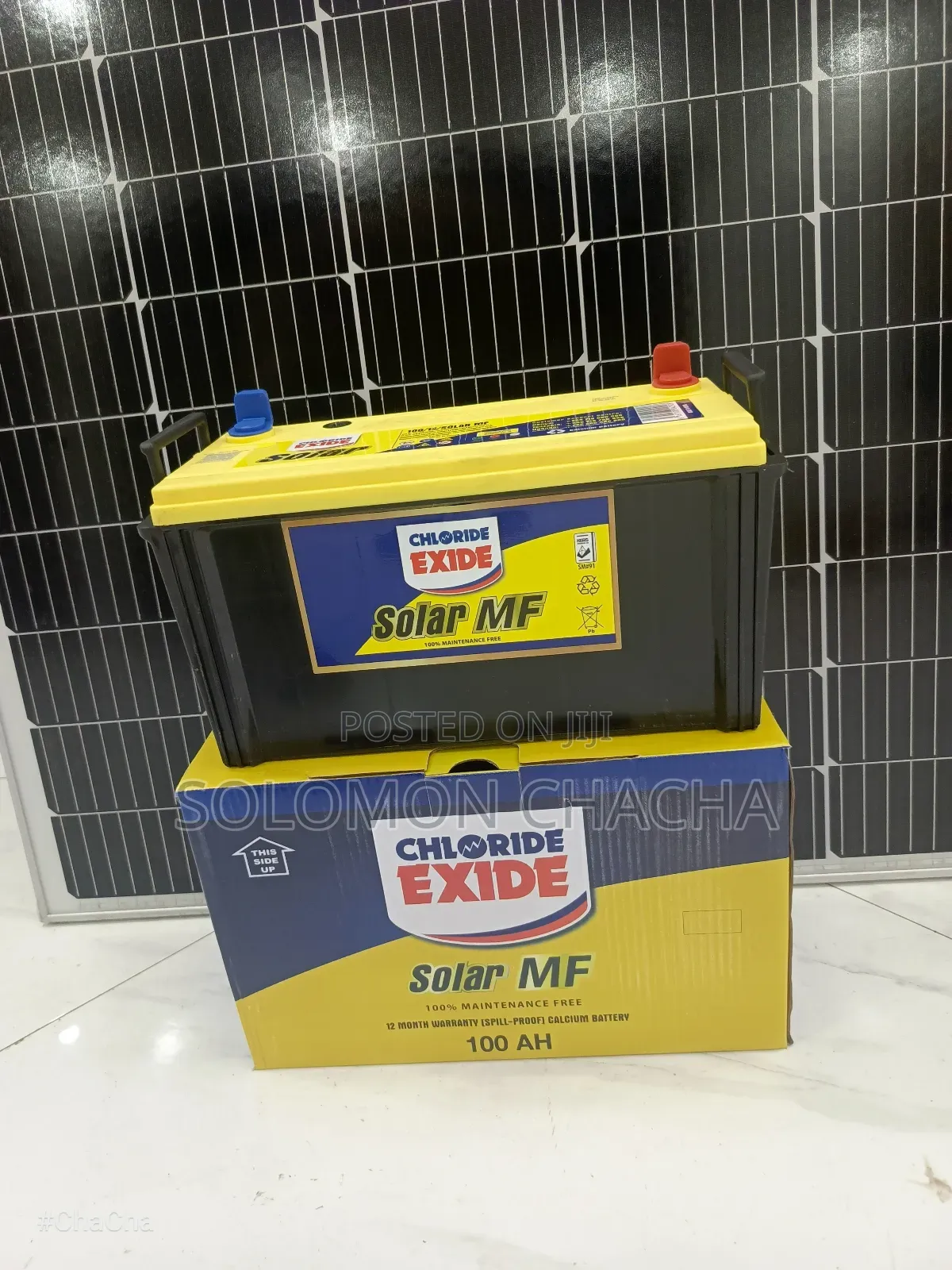 Chloride Exide 100ah 12v Solar Mf Battery Brand New