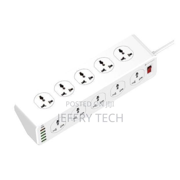 Light Wave Lw-Ext-106u-3p 10-Socket Extension With Surge