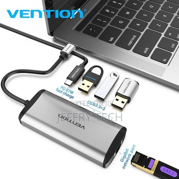 Vention Usb-C Multi-Functional 5 in 1 Docking Station Type C to Usb 3. - thumbnail 2