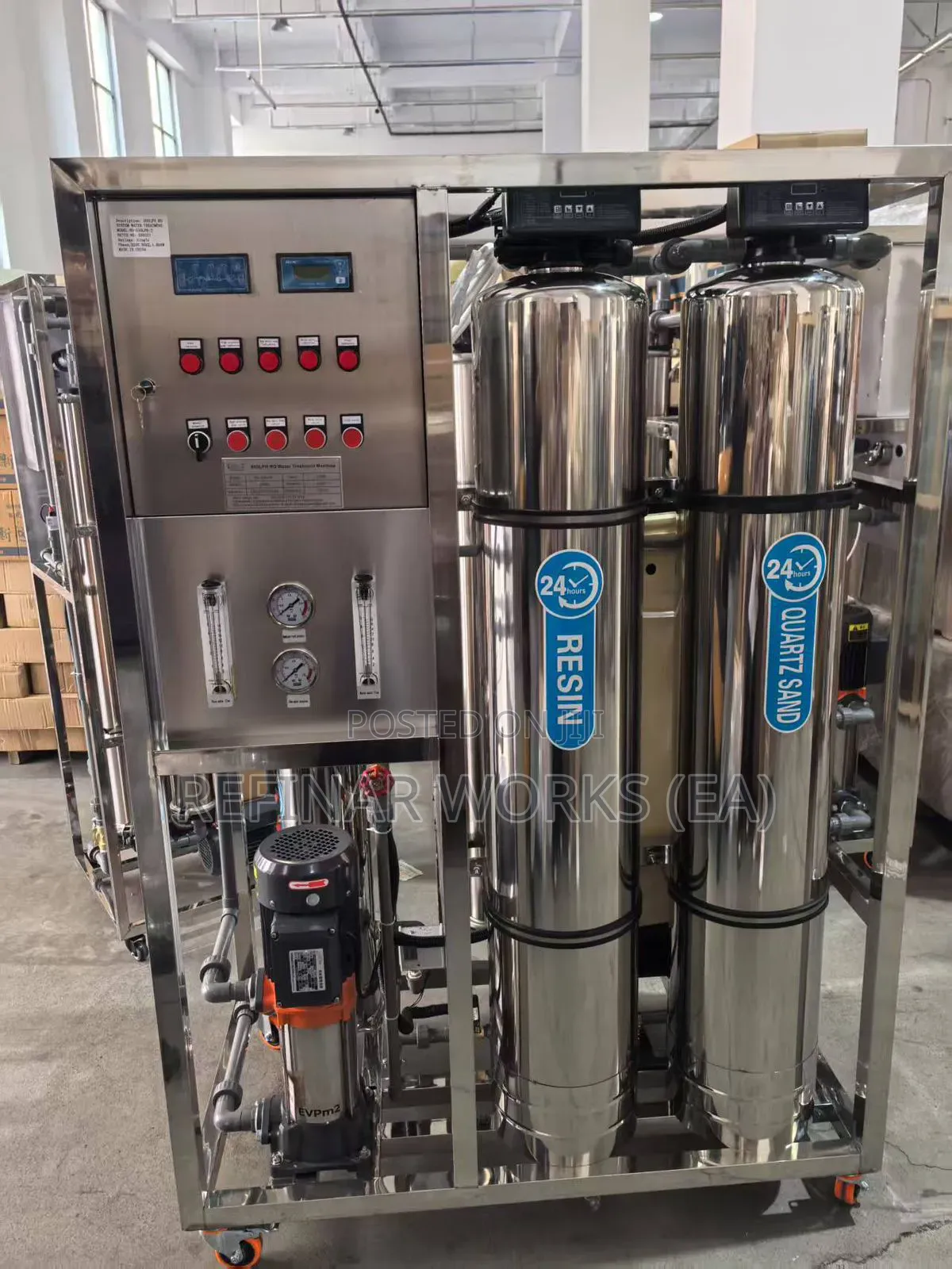 Stainless Steel Hospital Water Purification System Safe Medical Water