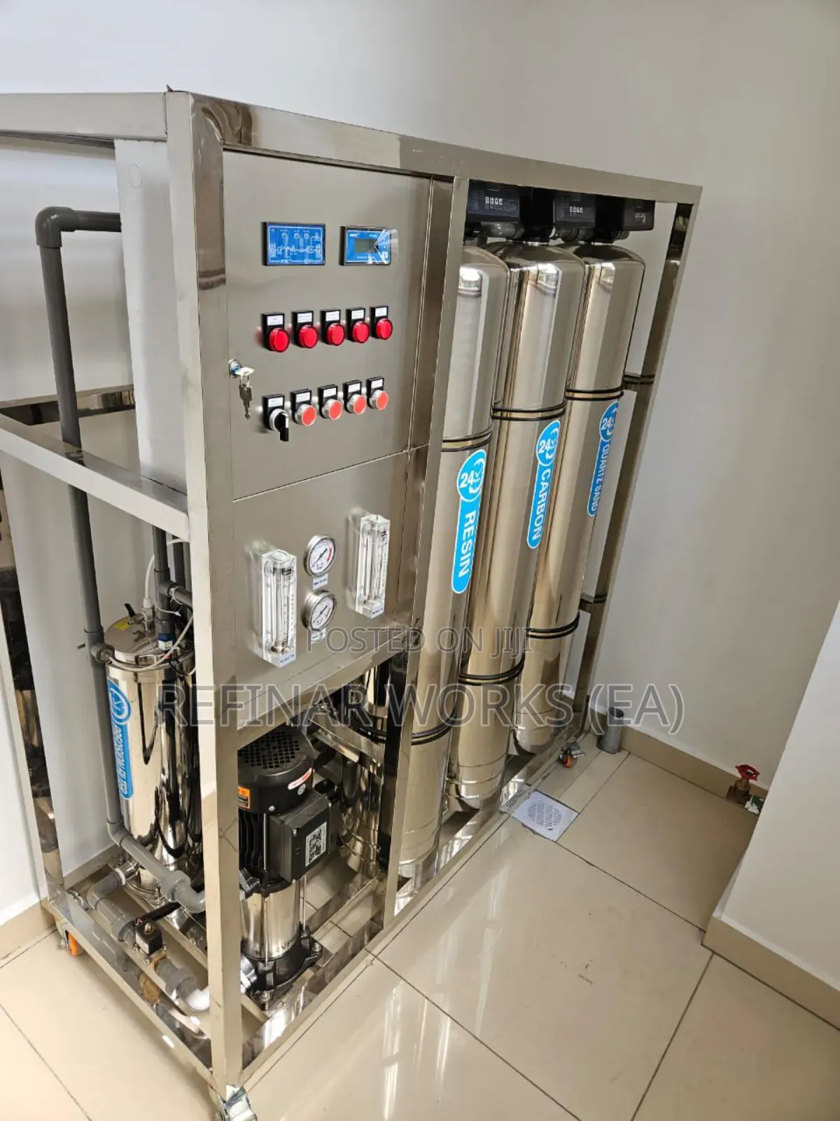 Stainless Steel Hospital Water Purification System Safe Medical Water