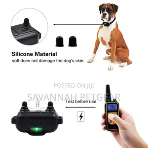 Remote Control Rechargeable Pet Dog Training Collar - For Anti-Barking