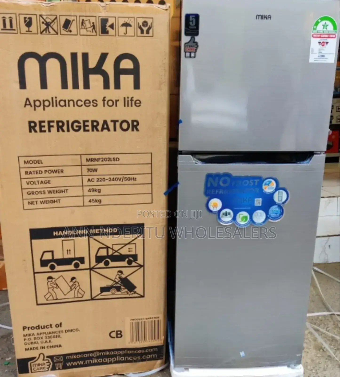 Mika 138litres Fridge
