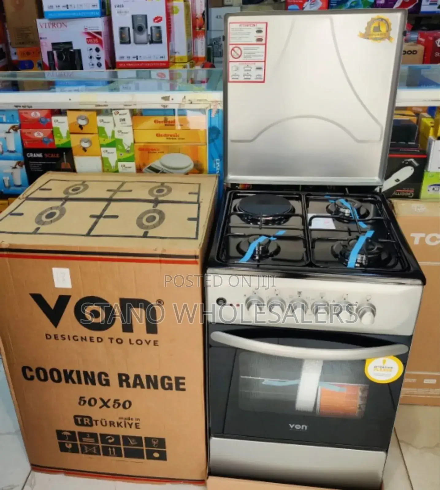Von 50 by 50 Standing Cooker