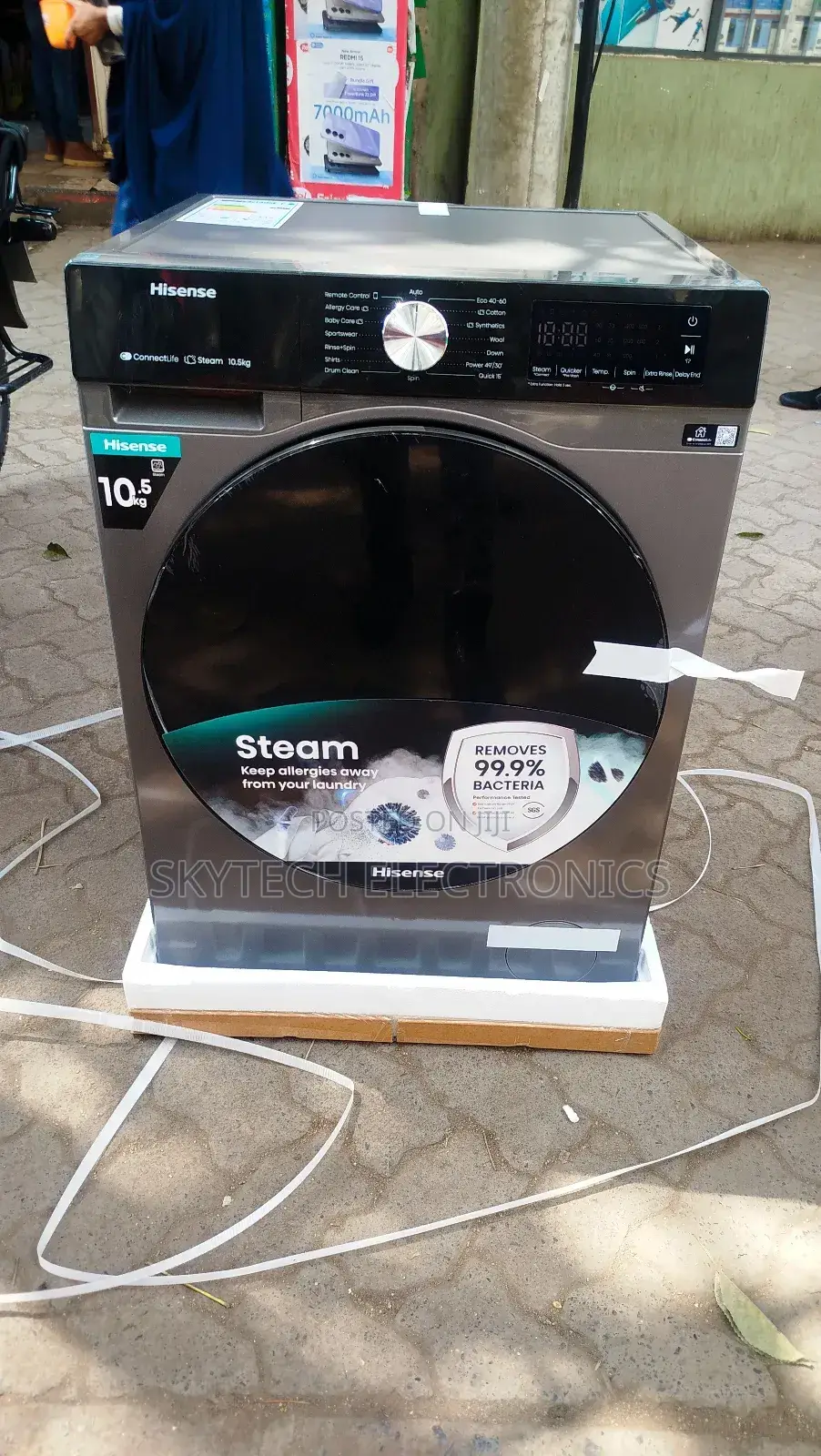 Hisense 10.5kgs Wash and Spin