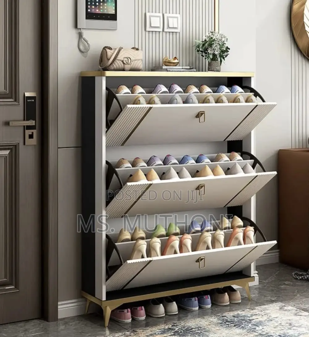 Diy Compact Bucket Flip Shoe Rack